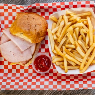 Sliced Turkey Sandwich